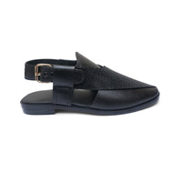 Textured Peshawari Chappal WS-871