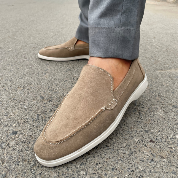 WS Pure Leather Handmade SUEDE LOAFERS WS-641