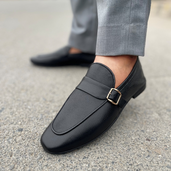 WS Pure Leather Handmade Paragon Shoes WS-933 BLK