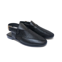 Textured Peshawari Chappal WS-871