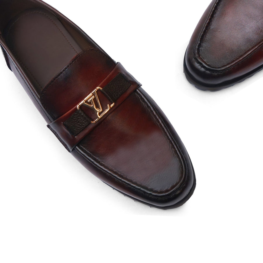 Oxblood Chunky Loafers WS-859