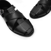 Strap Black Sandal WS-669