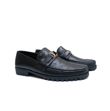 Textured Chunky Loafers WS-860