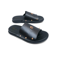 Bronx Black Chappal WS-5007