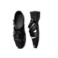 Strap Black Sandal WS-669