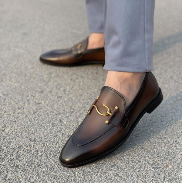 WS Pure Leather Handmade Vortex Shoes WS-510
