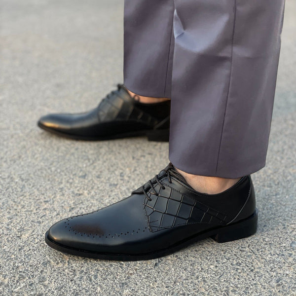 LS Pure Leather Obsidian Ridge Oxfords WS-417