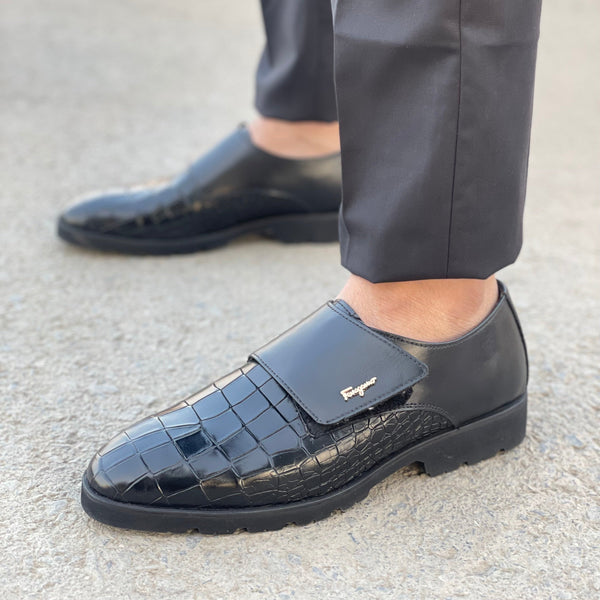 LS PURE LEATHER CHUNKY LOAFERS WS-121