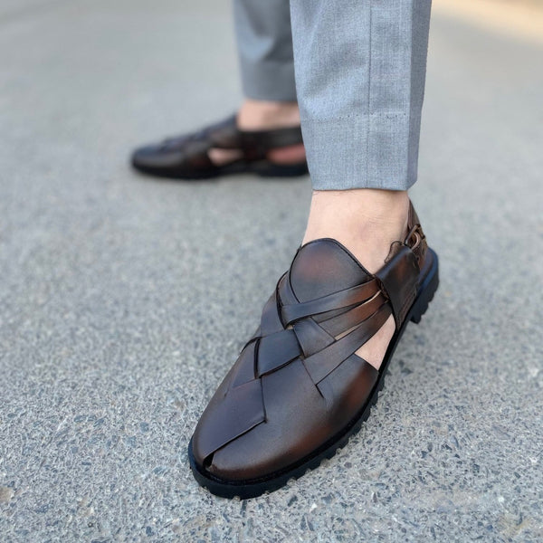 WS Pure Leather Handmade TM- 374 Brown