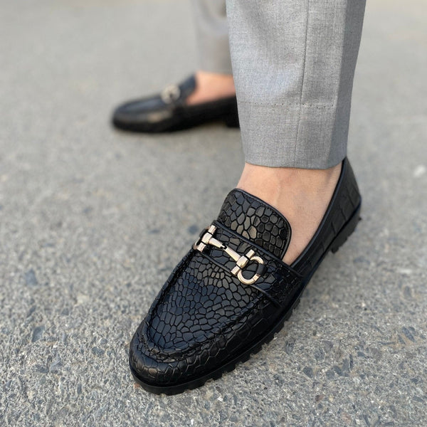WS Pure Leather Handmade Urban Edge Chunky Loafers WS-406