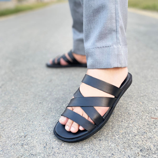 WS Pure Leather Handmade EcoStrides Chappal WS-150