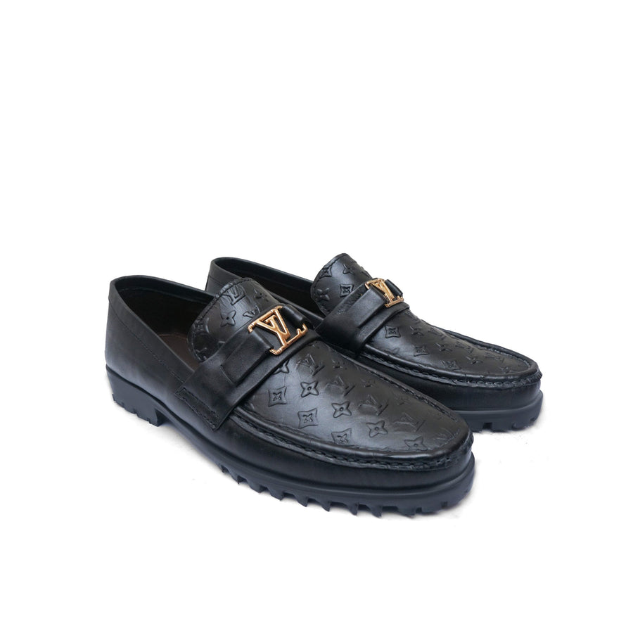 Textured Chunky Loafers WS-860