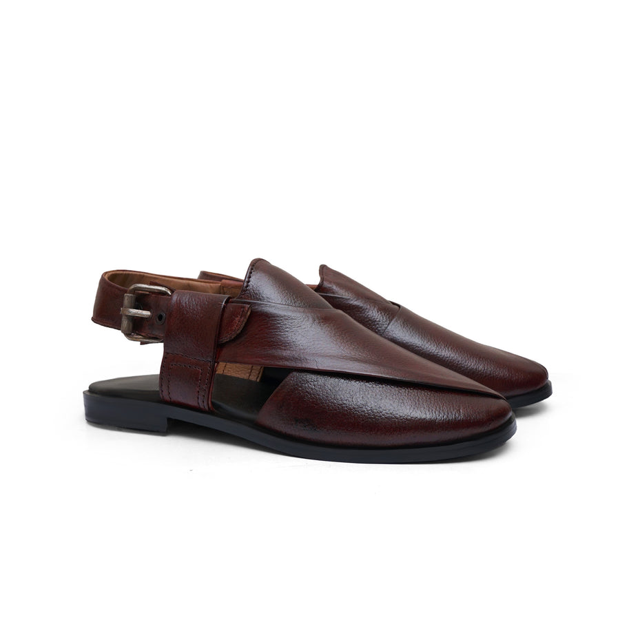 Oxblood Peshawari Sandal-306