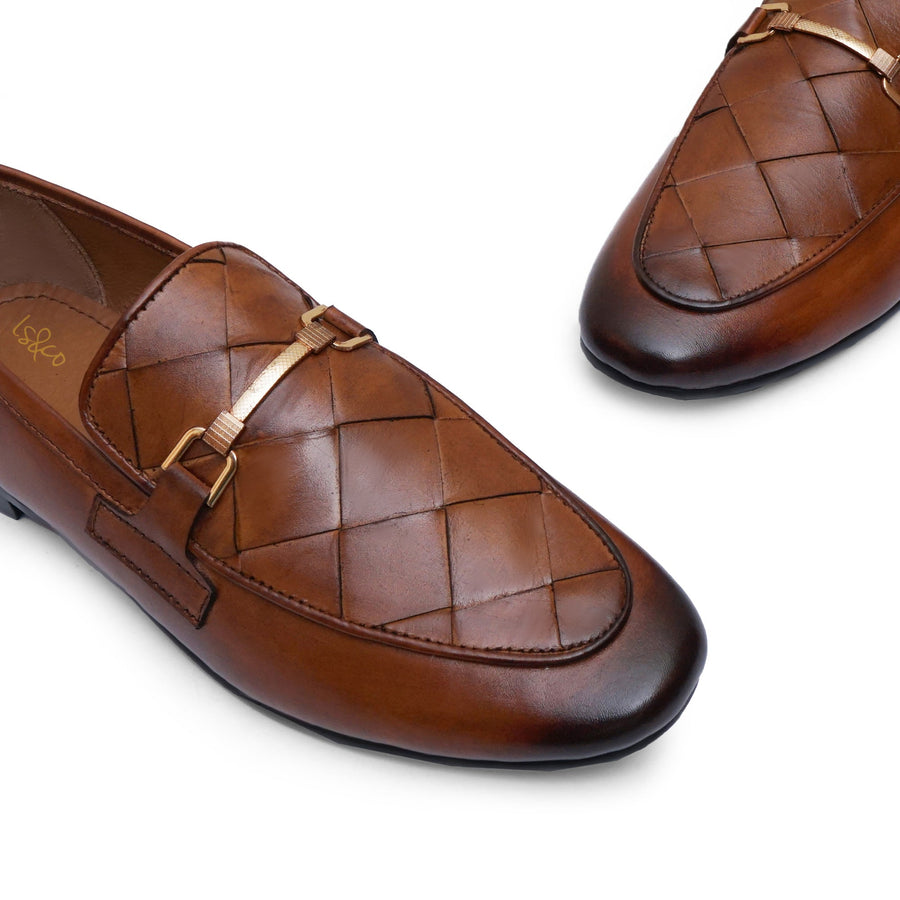 Woven Brown Shoes WS-823