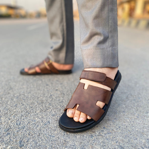 WS Pure Leather Handmade PadaPulse Chappal WS-144