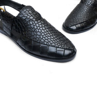 Embosed Peshawari Chappal WS-691