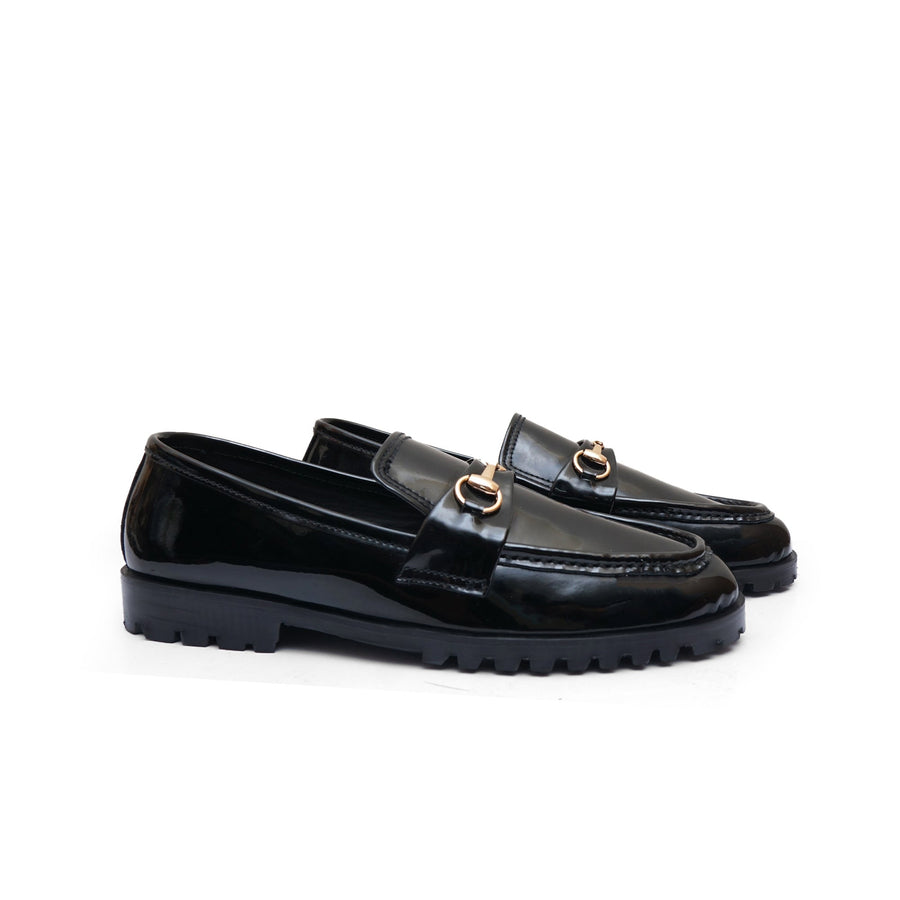 Midnight Monolith Chunky Loafers WS-419